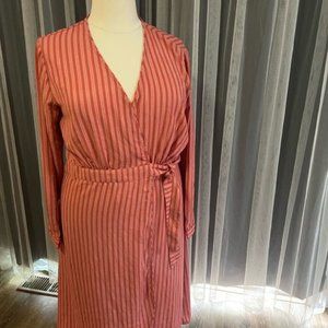TiX midi length wrap dress NWT